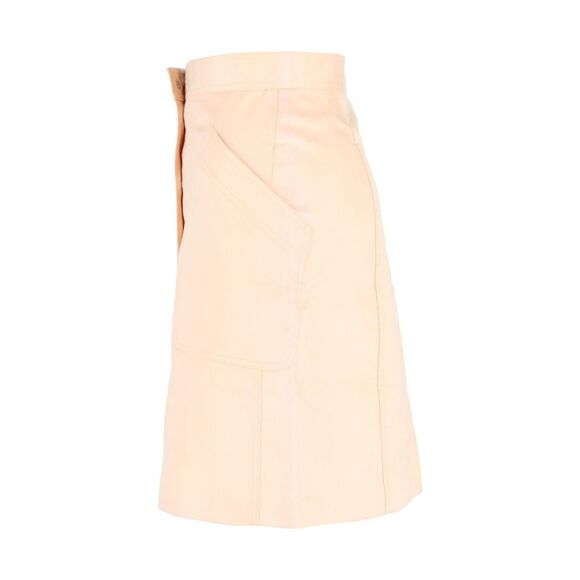 Bottega Veneta Fustian Skirt in Beige Wool Velvet